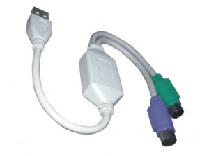 Преходник USB to PS2 0.2m VCom Adapter CU807